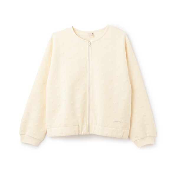 【リンク/花粉防止】ハートzip羽織り(ジュニアサイズ)