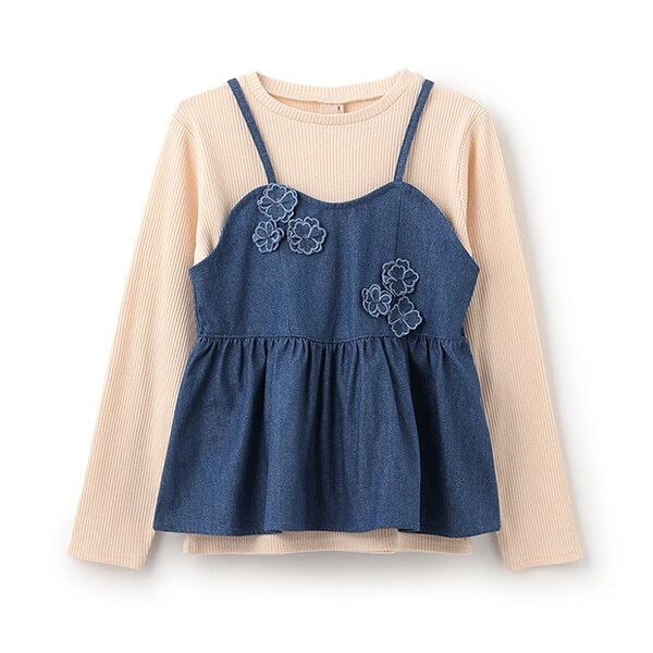 【リンク】花ビスチェ長Tセット(ジュニア)