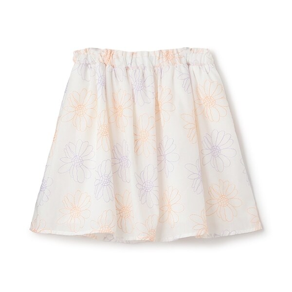【リンク】花刺しゅうスカート(ジュニア)