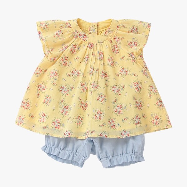 スプリングガーデントップ＆パンツセット