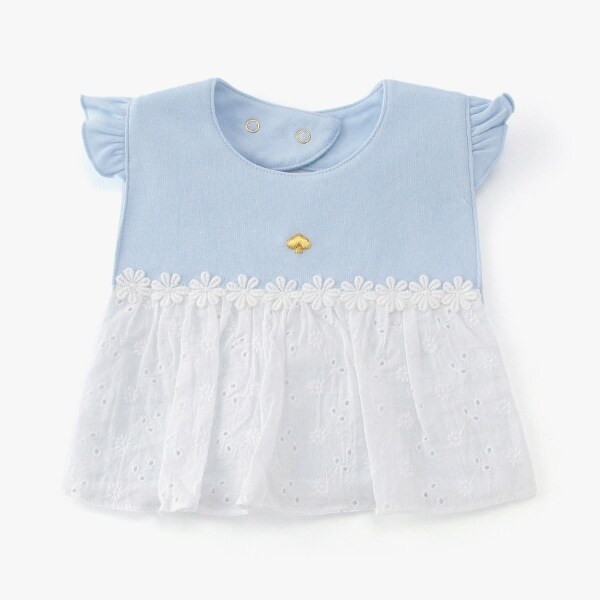 フラワーラッフルビブ