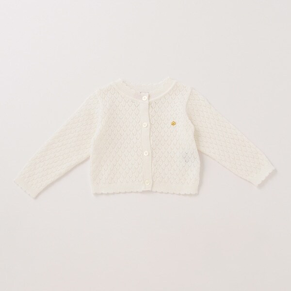 アイレットカーディガン【日本製】