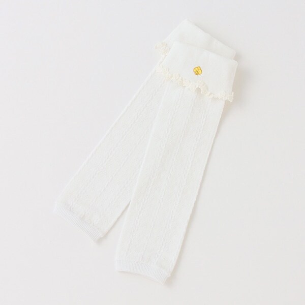 フラワーレースレッグウォーマー【日本製】