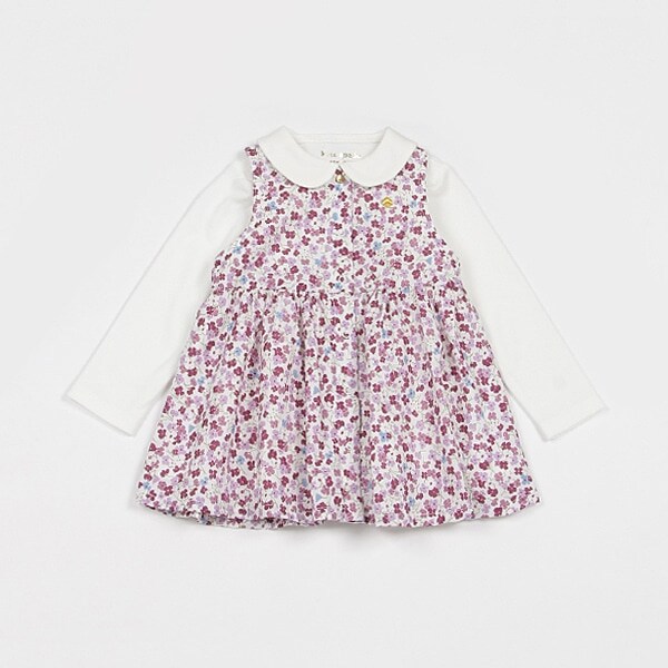 カットソー&サニーフローラルワンピースセット