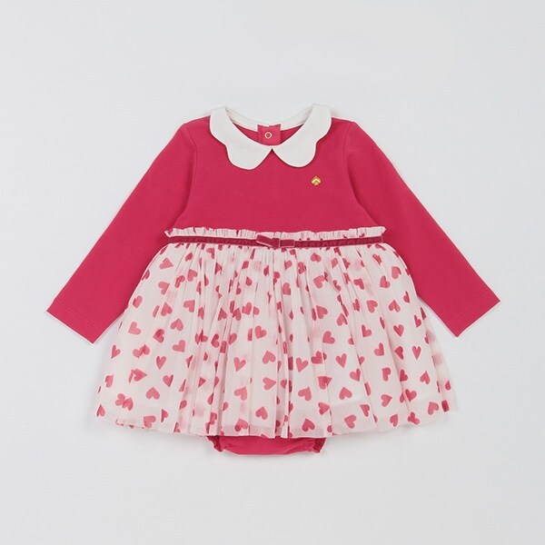 トドラー ハートドッキングワンピース
