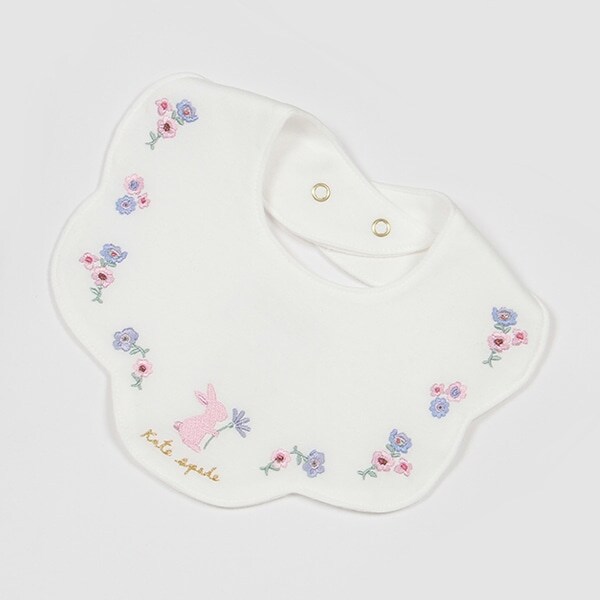 エンブロイダリースカラップスタイ【日本製】