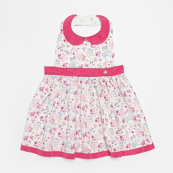 ウェイビーフローラルお食事エプロン