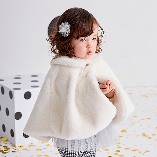 フェイクファーケープ