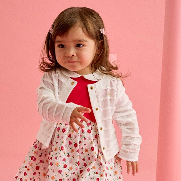 スカラップラインカーディガン