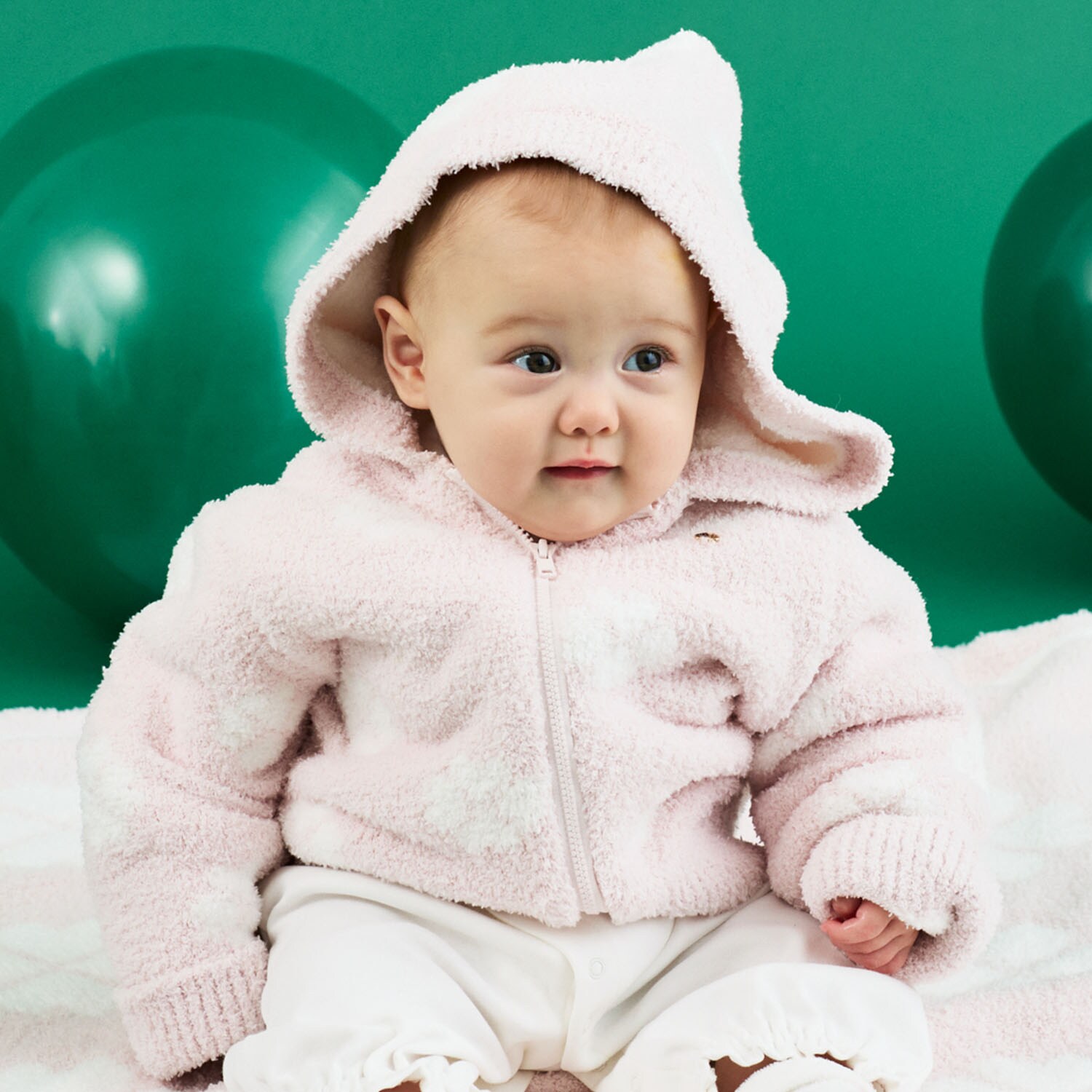 スペードフラワーニットパーカ