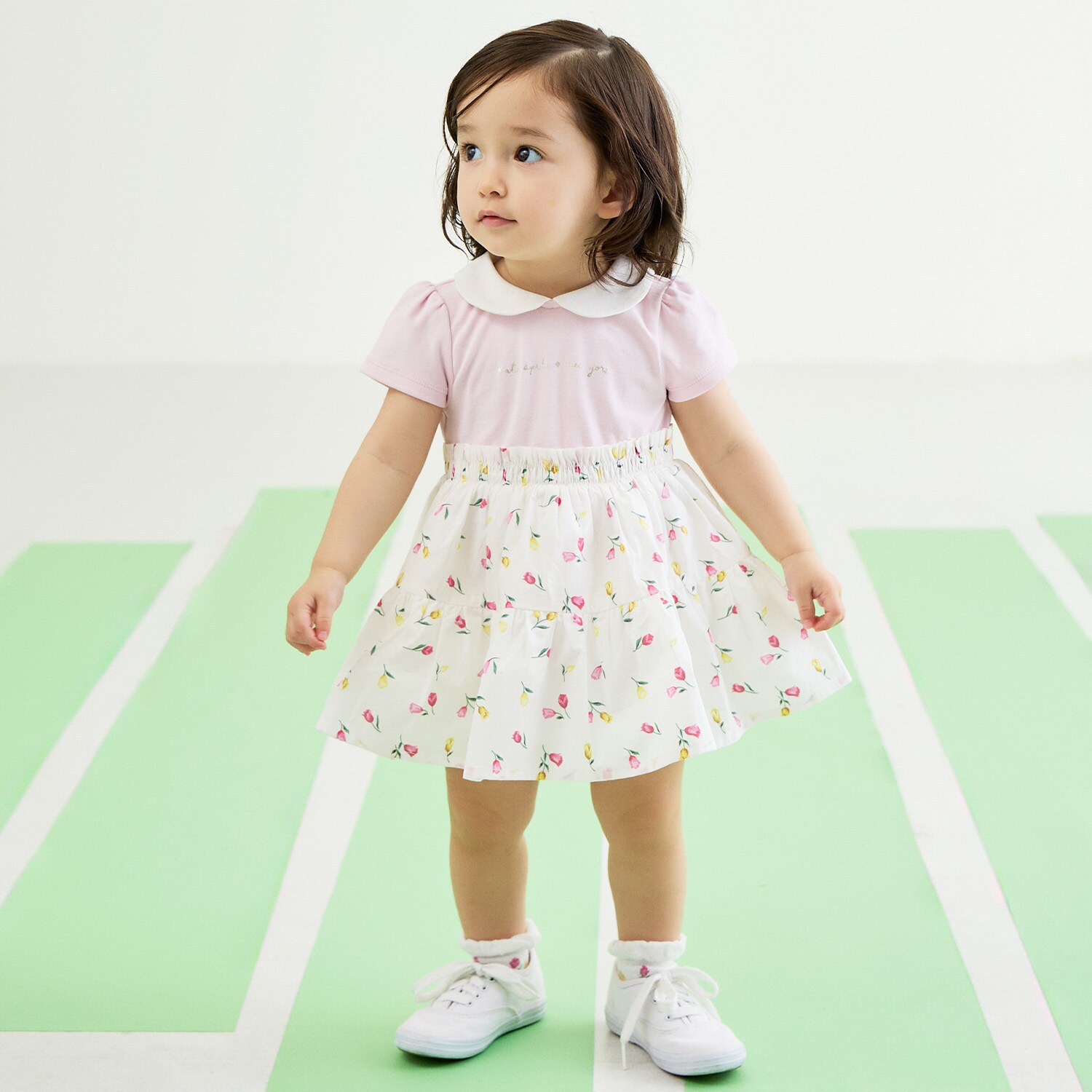 チューリップブルームズドッキングワンピース