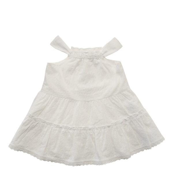 インファント フローラルアイレットドレス