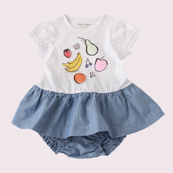 フルーツ グラフィック ドレス アンド パンツ