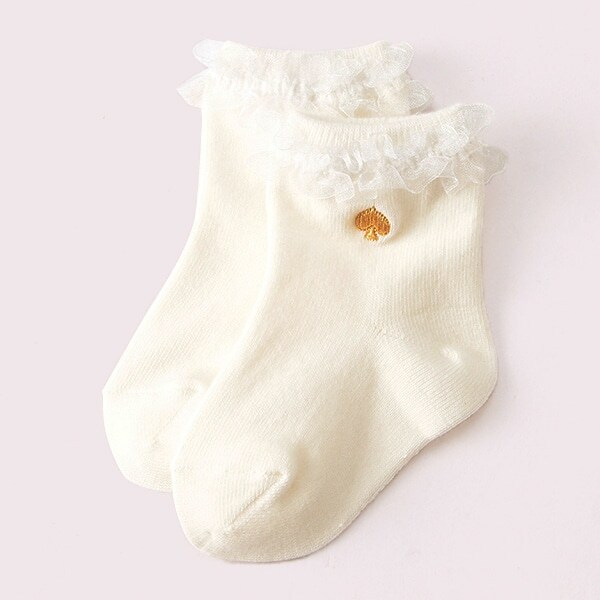 オーガンジー ラッフル ソックス