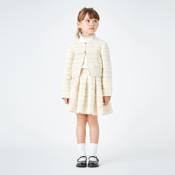 トドラー  ミックスツイードジャケット