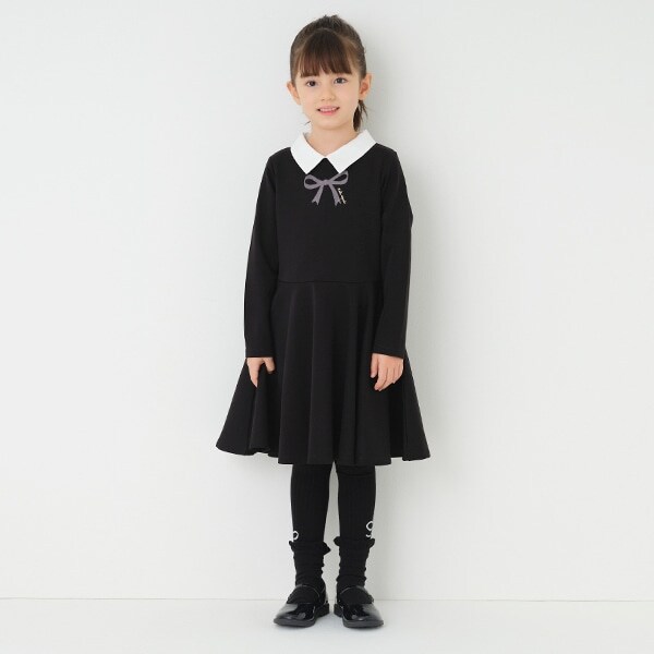 トドラー ボウグラフィックカラーワンピース