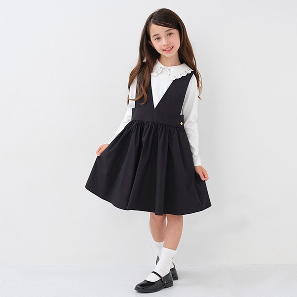 トドラー Vネックジャンパースカート
