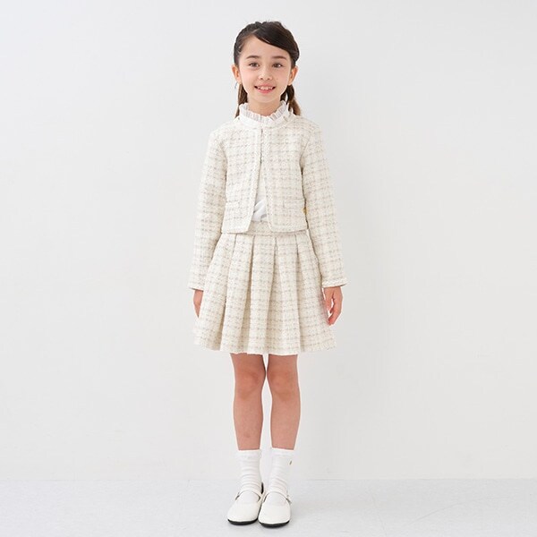 トドラー ミックスツイードスカート