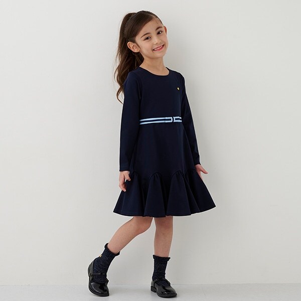 インファント・トドラー ボウベルトワンピース