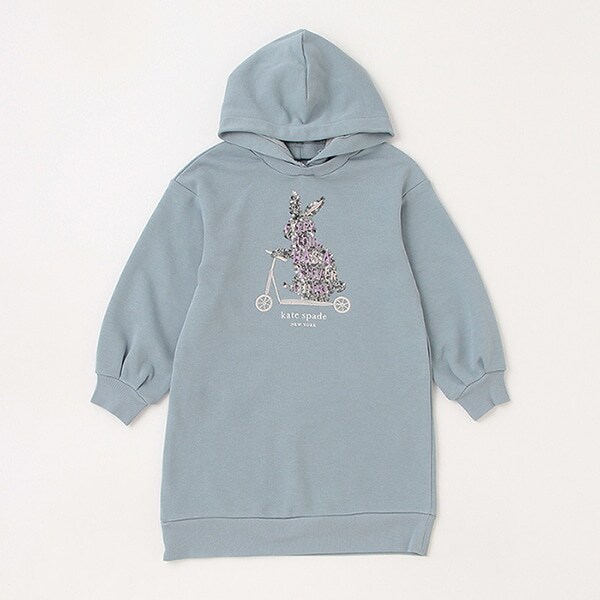 トドラー ラビットフードワンピース
