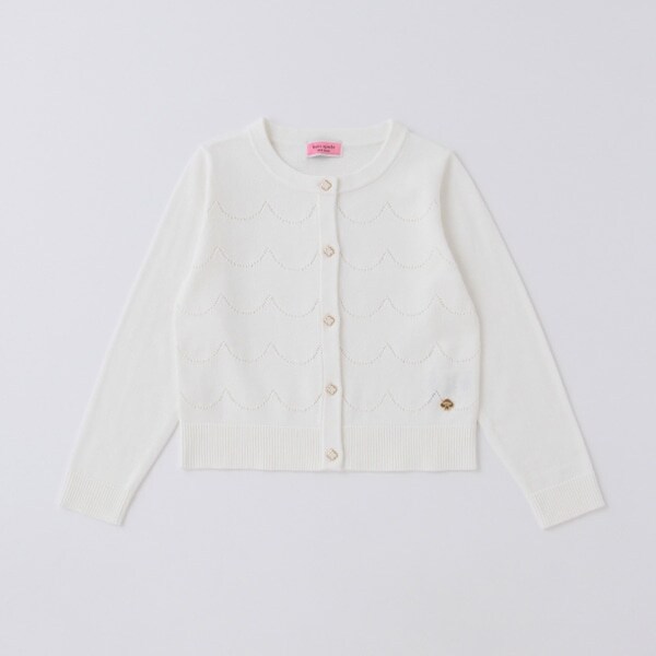 トドラー スカラップカーディガン