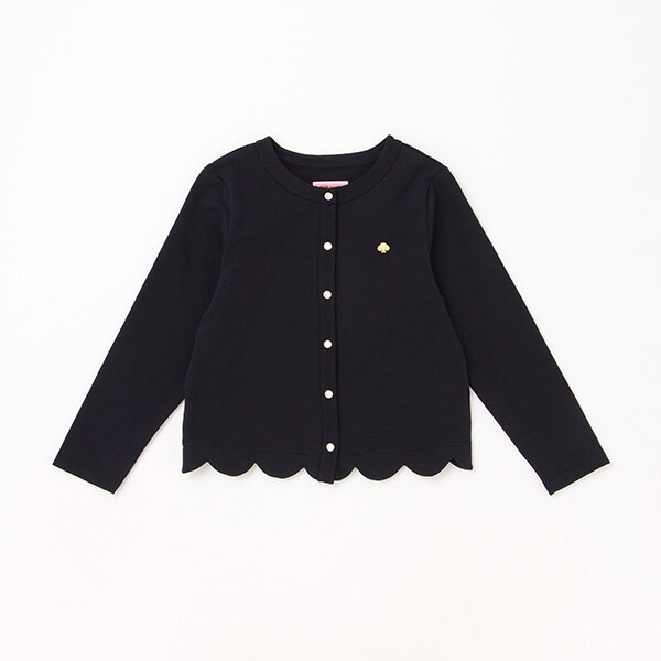 トドラー スカラップカーディガン