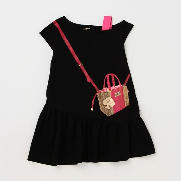 トドラー トロンプルイユウィッカークロスボディワンピース