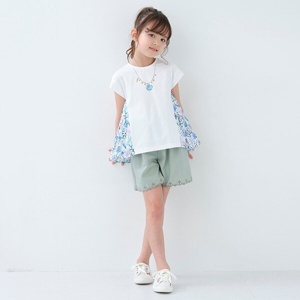 トドラー エンブロイダリーキュロットスカート