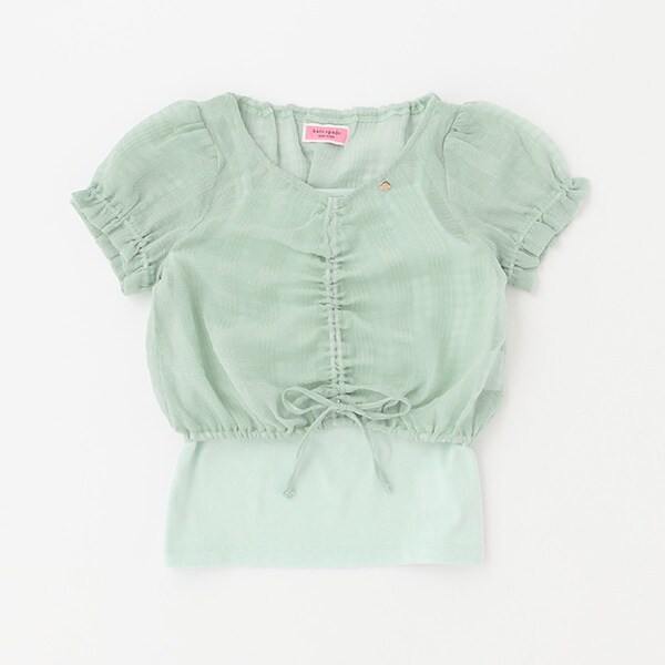 トドラー フロントギャザートップス＆キャミソールセット