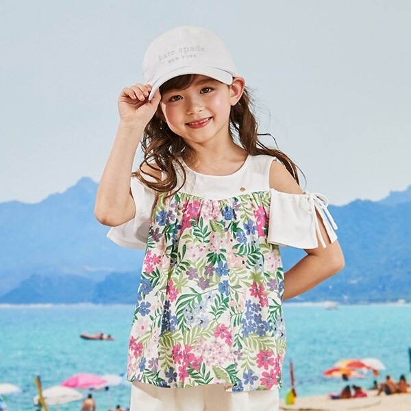 トドラー サンセットブルームトップス