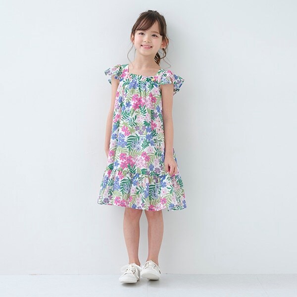 トドラー サンセットブルームワンピース