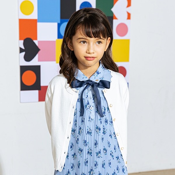 トドラー スカラップカーディガン