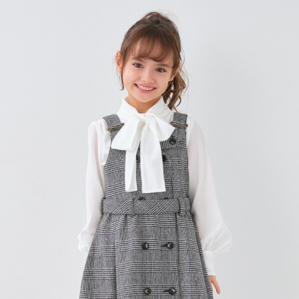 トドラー ボウタイブラウス