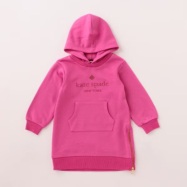 【人気商品再入荷】【直営店で取り扱い無し】サイドジップロゴパーカワンピース