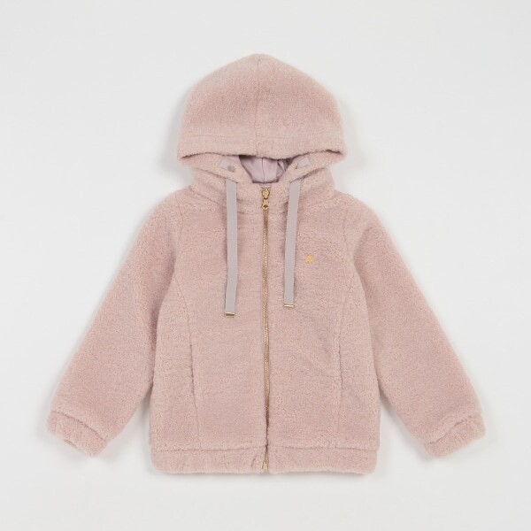 トドラー フェイクファーパーカ