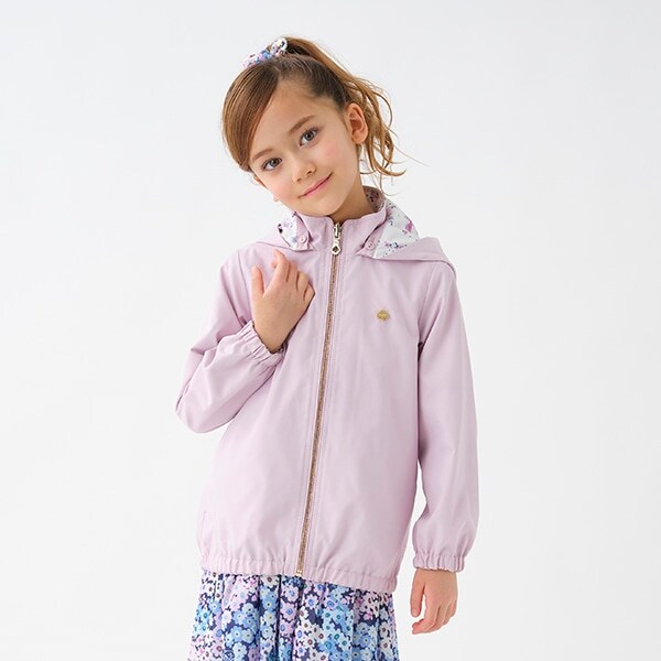 トドラー フローラルリバーシブルウィンドブレーカー