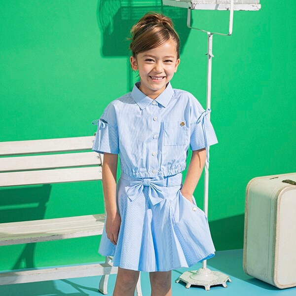 トドラー ストライプスカート