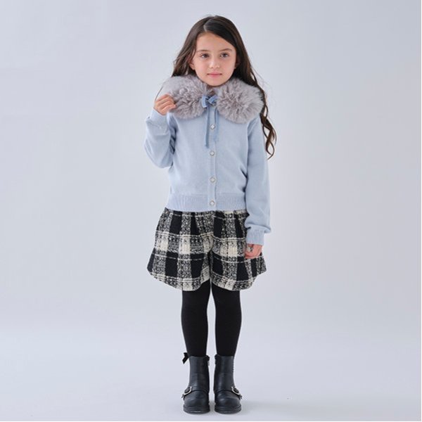 トドラー ツイードキュロットスカート