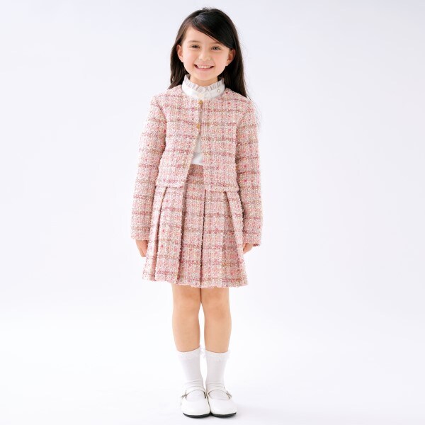 トドラー ミックスツイードスカート