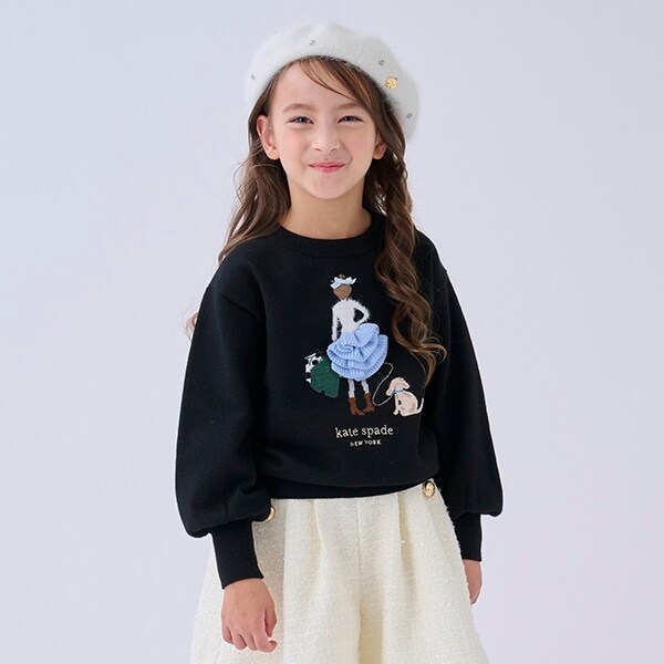 トドラー ショッピングガールセーター