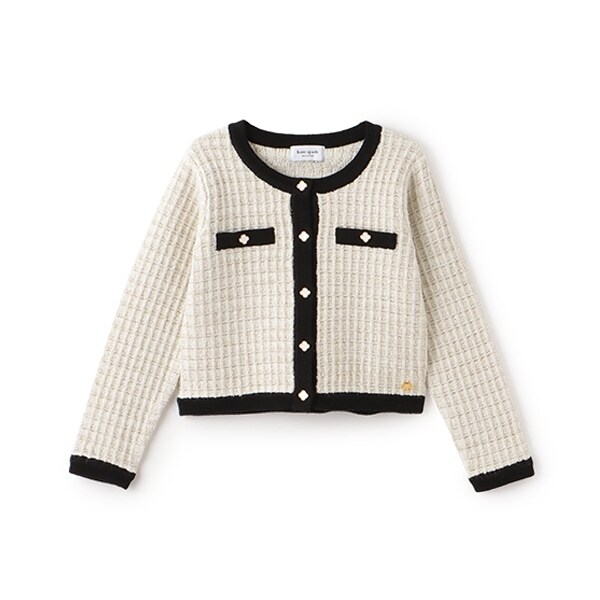 トドラー バイカラーカーディガン