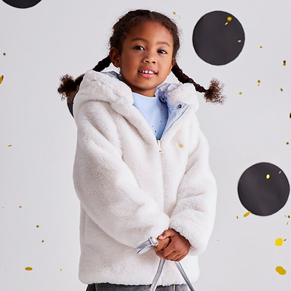 トドラー フェイクファーリバーシブルパーカ
