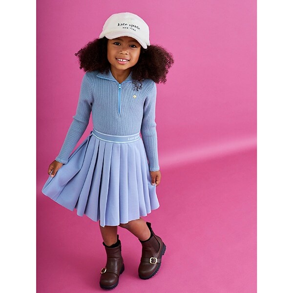 トドラー ハーフジップドッキングワンピース