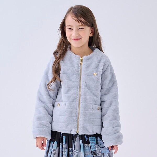 トドラー フェイクファーブルゾン