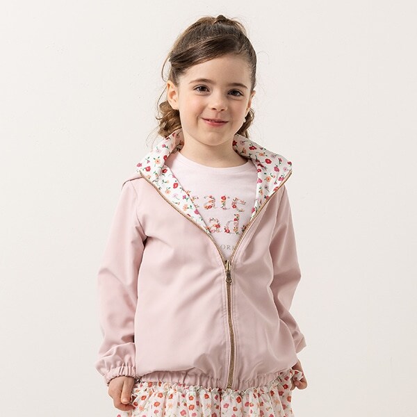 トドラー フラワーリバーシブルウィンドブレーカー