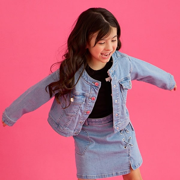 トドラー レースアップデニムジャケット
