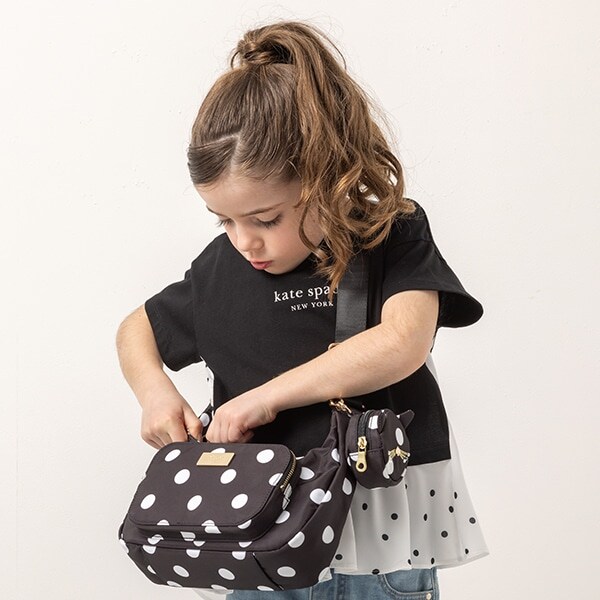 キャットポーチつきクロスボディバッグ