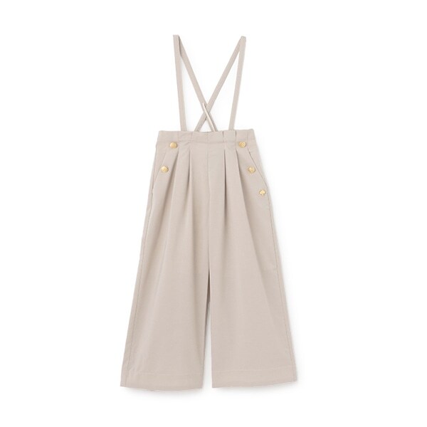 トドラー ダブルボタンサスペンダーつきパンツ