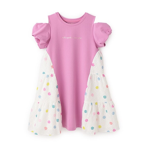 トドラー ウォーターカラードットワンピース