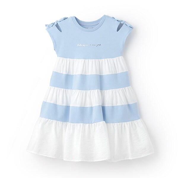 トドラー 切り替えティアードワンピース